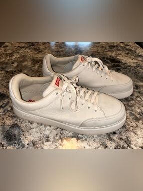 Camper Runner K21 Lightly used quality leather Men size 46 (12.5) Natural White
